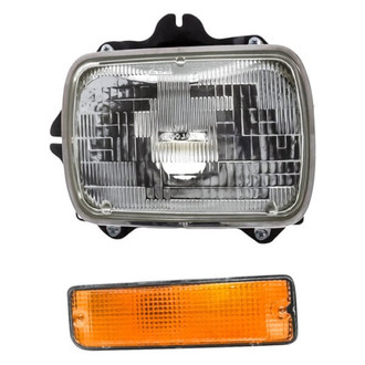 Pacific Best® - 2-Piece Kit (Driver Side Headlight, Driver Side Turn Signal/Parking Light) (Standard Line)