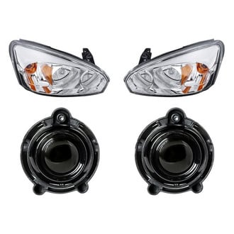 Pacific Best® - 4-Piece Kit (Driver and Passenger Side Headlights, Driver and Passenger Side Fog Lights) (Standard Line)