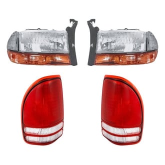Pacific Best® - 4-Piece Kit (Driver and Passenger Side Headlights, Driver and Passenger Side Tail Lights) (Standard Line)