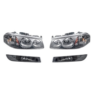 Pacific Best® - 4-Piece Kit (Driver and Passenger Side Headlights, Driver and Passenger Side Fog Lights) (Standard Line)