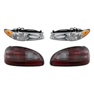 Pacific Best® - 4-Piece Kit (Driver and Passenger Side Headlights, Driver and Passenger Side Tail Lights) (Standard Line)