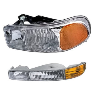 Pacific Best® - 2-Piece Kit (Driver Side Headlight, Driver Side Turn Signal/Parking Light) (Standard Line)