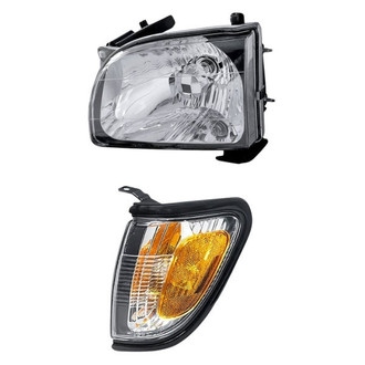 Pacific Best® - 2-Piece Kit (Driver Side Headlight, Driver Side Turn Signal/Corner Light) (Standard Line)