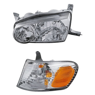 Pacific Best® - 2-Piece Kit (Driver Side Headlight, Driver Side Turn Signal/Corner Light) (Standard Line)