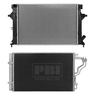 Pacific Best® - Radiator and Condenser Kit
