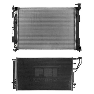 Pacific Best® - Radiator and Condenser Kit