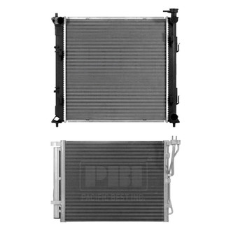 Pacific Best® - Radiator and Condenser Kit
