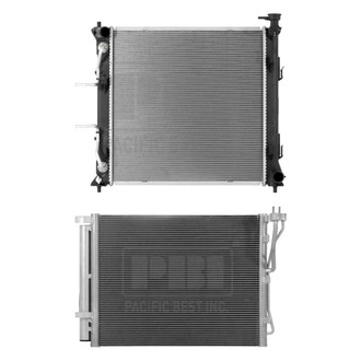 Pacific Best® - Radiator and Condenser Kit