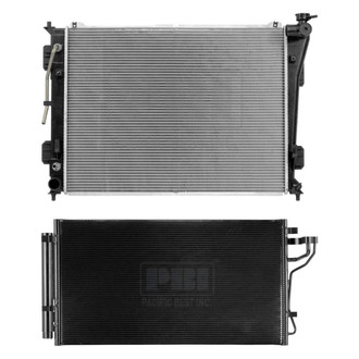 Pacific Best® - Radiator and Condenser Kit