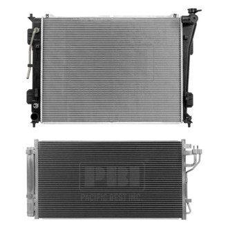 Pacific Best® - Radiator and Condenser Kit