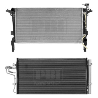 Pacific Best® - Radiator and Condenser Kit