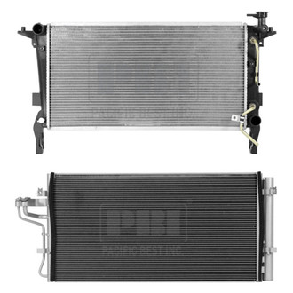 Pacific Best® - Radiator and Condenser Kit