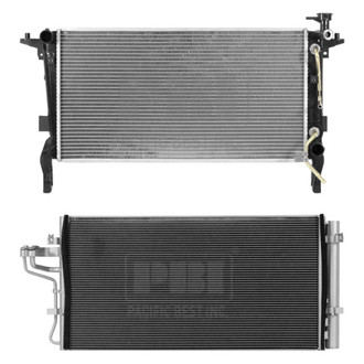 Pacific Best® - Radiator and Condenser Kit