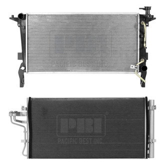 Pacific Best® - Radiator and Condenser Kit