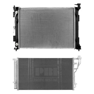 Pacific Best® - Radiator and Condenser Kit