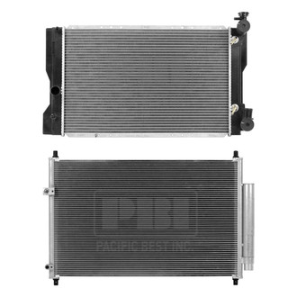 Pacific Best® - Radiator and Condenser Kit