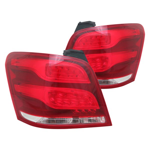 Pacific Best® - Factory Replacement Black LED Tail Lights