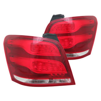 Pacific Best® - Factory Replacement Black LED Tail Lights