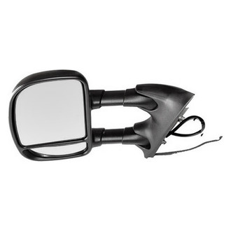 Pacific Best® - Driver Side Power Remote Towing Mirror (Non-Heated, Foldaway)