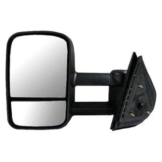 Pacific Best® - Driver Side Manual Towing Mirror (Non-Heated, Foldaway) (Standard Line)