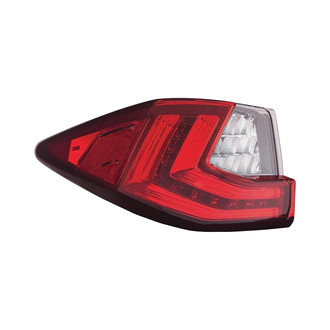 Pacific Best® - Driver Side Outer Replacement Tail Light (CAPA Certified)