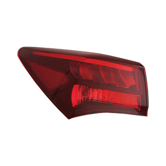 Pacific Best® - Driver Side Outer Replacement Tail Light (Standard Line)