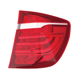Pacific Best® - Passenger Side Outer Replacement Tail Light Lens and Housing (CAPA Certified)