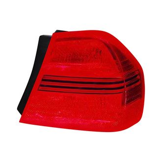 Pacific Best® - Passenger Side Outer Replacement Tail Light Lens and Housing (Standard Line)