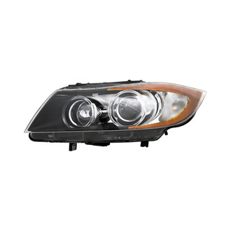 Pacific Best® - Driver Side Replacement Headlight Lens and Housing (Standard Line)