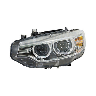 Pacific Best® - Driver Side Replacement Headlight Lens and Housing (Standard Line)