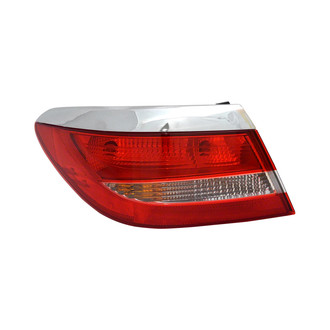 Pacific Best® - Driver Side Outer Replacement Tail Light (Standard Line)