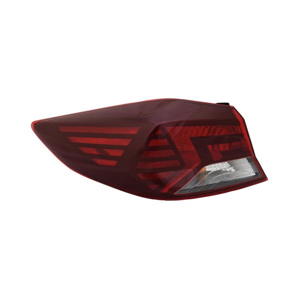 Pacific Best® - Driver Side Outer Replacement Tail Light, Hyundai Elantra