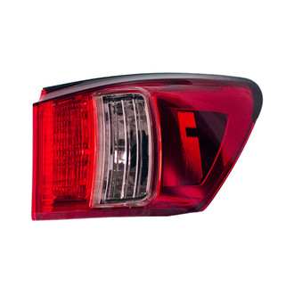 Pacific Best® - Passenger Side Outer Replacement Tail Light Lens and Housing (Standard Line)