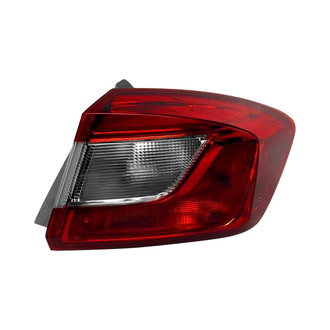 Pacific Best® - Passenger Side Outer Replacement Tail Light (Standard Line)