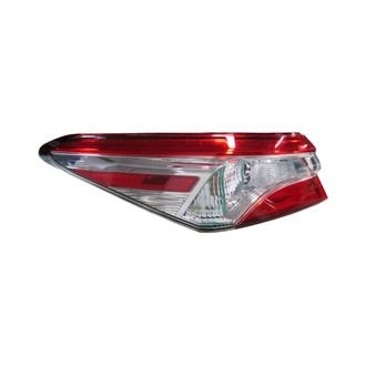 Pacific Best® - Driver Side Outer Replacement Tail Light Lens and Housing (Standard Line)