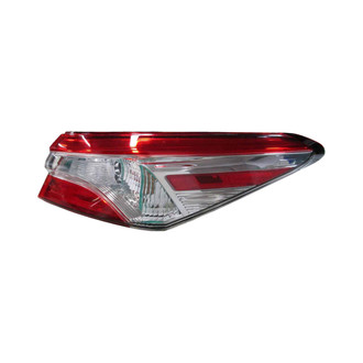 Pacific Best® - Passenger Side Outer Replacement Tail Light Lens and Housing (CAPA Certified)