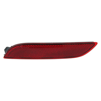 Pacific Best® - Rear Driver Side Bumper Reflector (CAPA Certified)