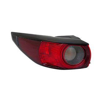 Pacific Best® - Driver Side Outer Replacement Tail Light (Standard Line)