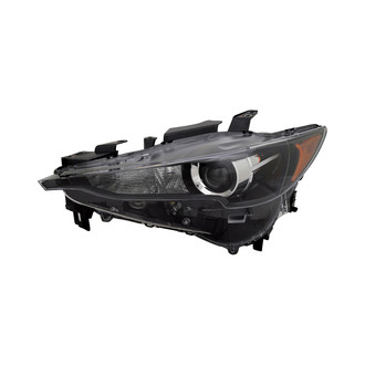 Pacific Best® - Driver Side Replacement Headlight (CAPA Certified)
