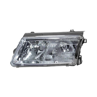 Pacific Best® - Driver Side Replacement Headlight Lens and Housing (Standard Line)