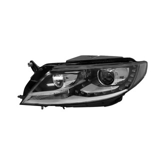 Pacific Best® - Driver Side Replacement Headlight Lens and Housing (CAPA Certified)