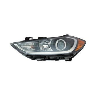 Pacific Best® - Driver Side Replacement Headlight (CAPA Certified)