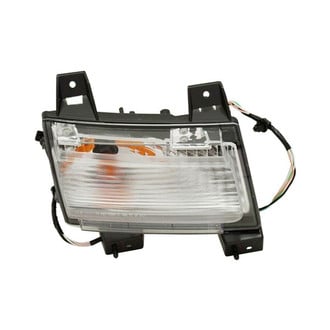 Pacific Best® - Passenger Side Replacement Turn Signal/Parking Light (CAPA Certified)