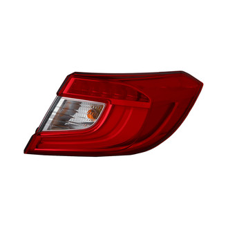 Pacific Best® - Passenger Side Outer Replacement Tail Light (CAPA Certified)