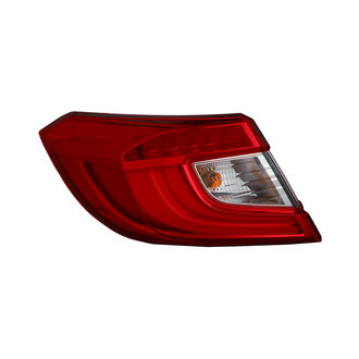 Pacific Best® - Driver Side Outer Replacement Tail Light (CAPA Certified)