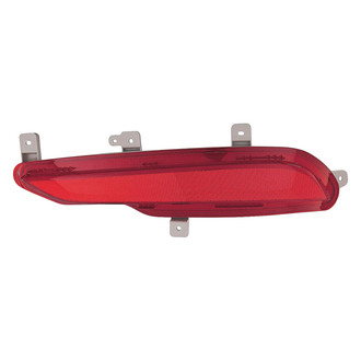Pacific Best® - Rear Passenger Side Bumper Reflector (CAPA Certified)