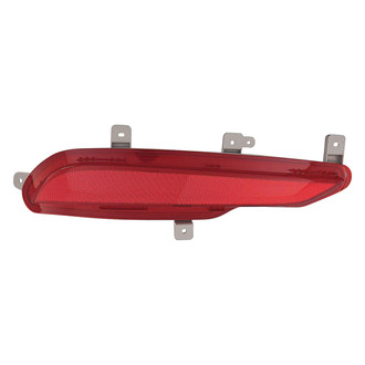 Pacific Best® - Rear Driver Side Bumper Reflector (CAPA Certified)