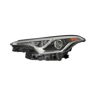 Pacific Best® - Driver Side Replacement Headlight Lens and Housing (Standard Line)