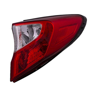 Pacific Best® - Passenger Side Outer Replacement Tail Light (CAPA Certified)