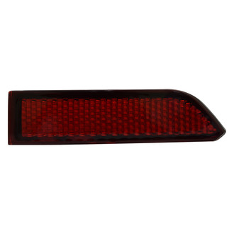 Pacific Best® - Rear Outer Passenger Side Bumper Reflector (Standard Line)